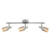 Spotlight Lux Kastor – focused LED spotlight in chrome and metal alloy