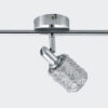 Spotlight Lux Massimo – focused LED spotlight in chrome and metal