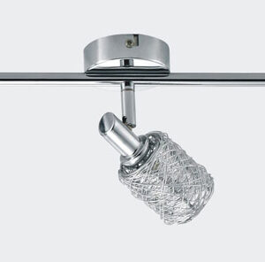 Spotlight Lux Massimo – focused LED spotlight in chrome and metal