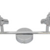 Spotlight Lux Brama – focused LED spotlight in chrome and metal
