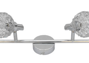 Spotlight Lux Brama – focused LED spotlight in chrome and metal