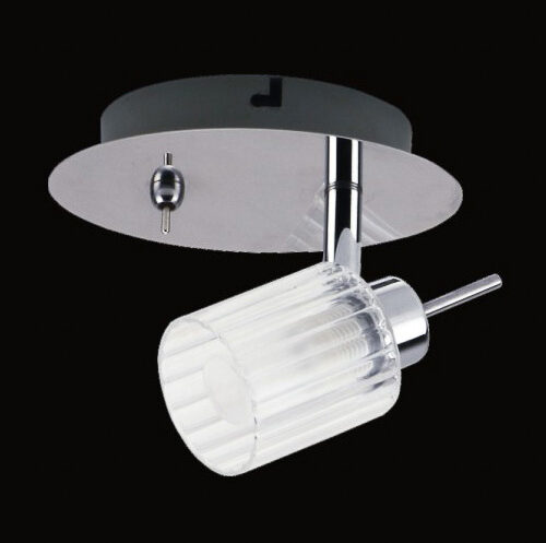 Spotlight Lux Aida – focused LED spotlight in chrome and metal alloy