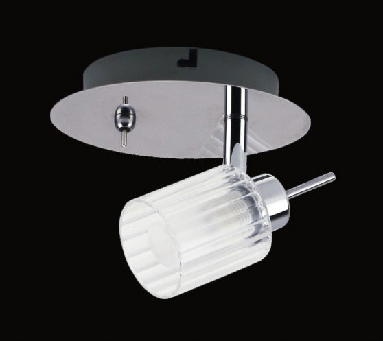 Spotlight Lux Aida – focused LED spotlight in chrome and metal alloy
