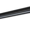Track lighting rail Lux 1-circuit 1 m black – track lighting rails in black and aluminum