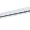 Track lighting rail Lux 1-circuit 1 m white – track lighting rails in white and aluminum