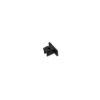 Wires for track lighting Lux 1-circuit end cap black – wires for track lighting in black and aluminum