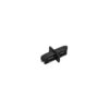 Wires for track lighting Lux 1-circuit parallel connector black – wires for track lighting in black and aluminum