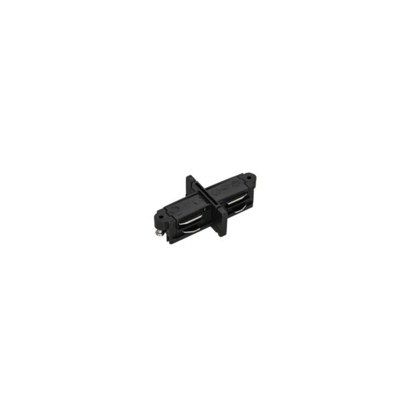 Wires for track lighting Lux 1-circuit parallel connector black – wires for track lighting in black and aluminum
