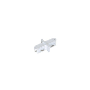 Wires for track lighting Lux 1-circuit parallel connector white – wires for track lighting in white and aluminum