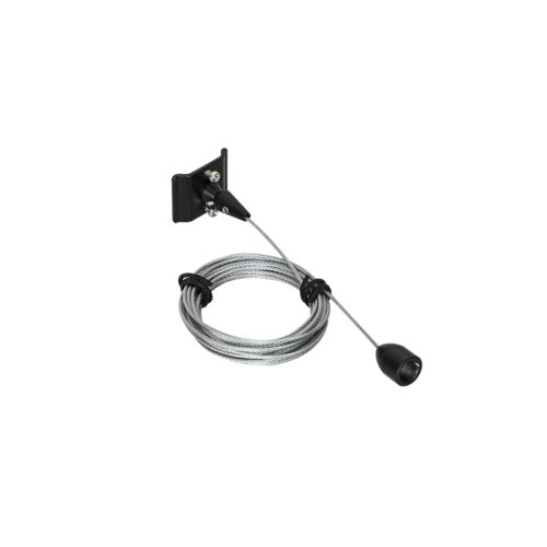 Wires for track lighting Lux Suspension Kit Type 1 black 2 pcs – wires for track lighting in black and aluminum