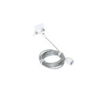 Wires for track lighting Lux Suspension Kit Type 1 white 2 pcs. – wires for track lighting in white and aluminum