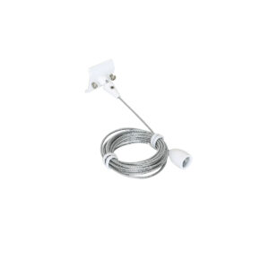 Wires for track lighting Lux Suspension Kit Type 1 white 2 pcs. – wires for track lighting in white and aluminum