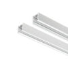Track lighting rail Lux 3-CT 1 m - white – track lighting rails in white and aluminum