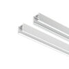 Track lighting rail Lux 3-CT 2 m - white – track lighting rails in white and aluminum
