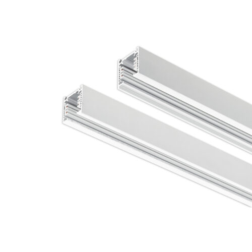 Track lighting rail Lux 3-CT 3 m - white – track lighting rails in white and aluminum