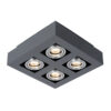 Surface mounted ceiling light Lux Casemiro – surface mounted ceiling lights in black