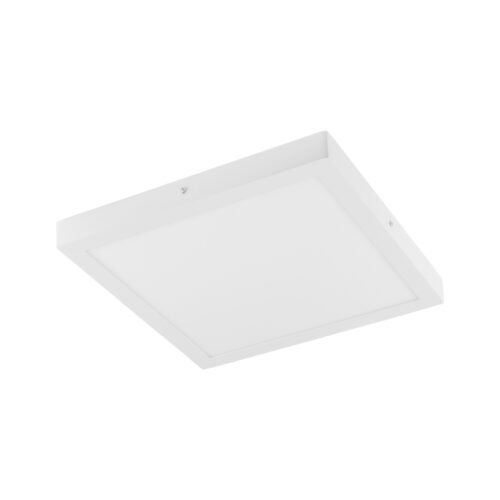 Flush mount ceiling light Lux Glissy Square – flush mount ceiling lights in white and aluminium acrylic