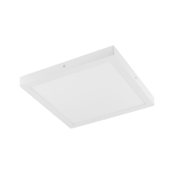 Flush mount ceiling light Lux Glissy Square – flush mount ceiling lights in white and aluminium acrylic