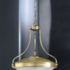 Pendant lamp Lux 3015 – modern pendant lamp in brass and glass