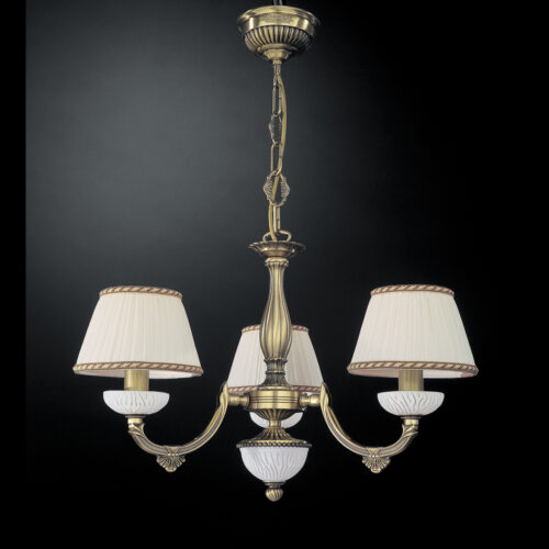 Pendant lamp Lux 5400 – modern pendant lamp in brass and glass