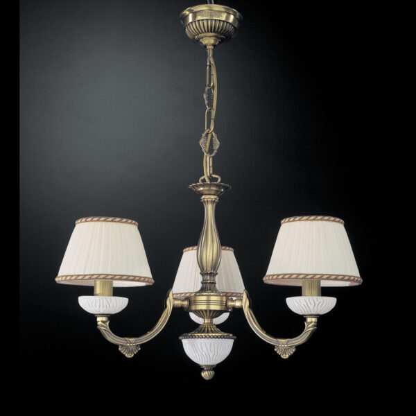 Pendant lamp Lux 5400 – modern pendant lamp in brass and glass