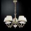 Pendant lamp Lux 5400 60w – modern pendant lamp in brass and glass