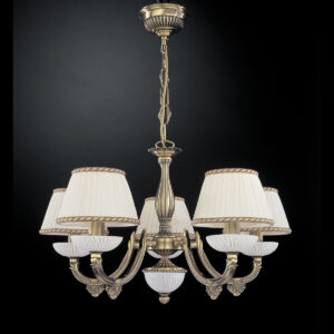 Pendant lamp Lux 5400 60w – modern pendant lamp in brass and glass