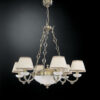 Pendant lamp Lux 5400 – modern pendant lamp in brass and glass