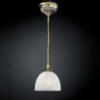 Pendant lamp Lux 5650 – modern pendant lamp in brass and glass
