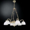 Pendant lamp Lux 5650 – modern pendant lamp in brass and glass