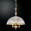 Pendant lamp Lux 6102 – modern pendant lamp in gold and glass