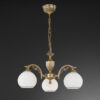 Pendant lamp Lux 8600 – modern pendant lamp in brass and glass