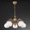 Pendant lamp Lux 8600 60w – modern pendant lamp in brass and glass