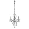 Chandelier Lux Whiz – luxury chandelier in chrome and metal