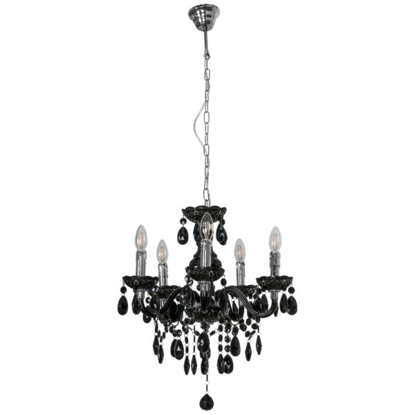 Chandelier Lux Whiz – luxury chandelier in black and metal