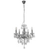 Chandelier Lux Whiz 40w – luxury chandelier in chrome and metal