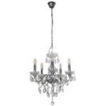 Chandelier Lux Whiz 40w – luxury chandelier in chrome and metal