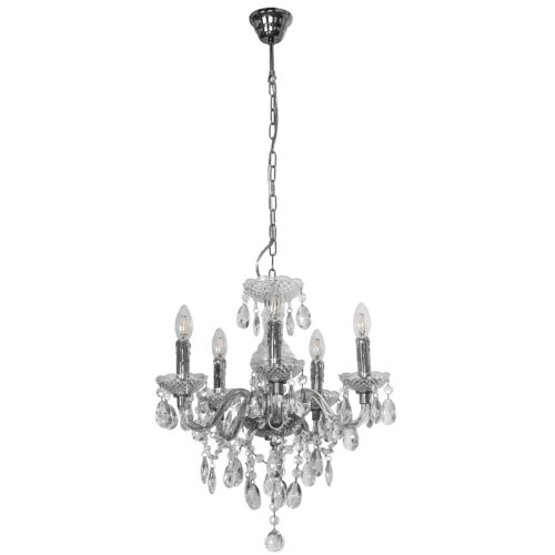 Chandelier Lux Whiz 40w – luxury chandelier in chrome and metal