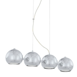 Pendant lamp Lux Sferio CH – modern pendant lamp in chrome and metal