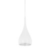 Pendant lamp Lux Anon White – modern pendant lamp in chrome