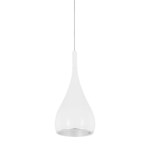 Pendant lamp Lux Anon White – modern pendant lamp in chrome