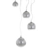 Pendant lamp Lux Laurent – modern pendant lamp in chrome and steel