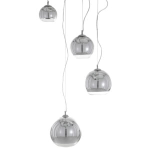 Pendant lamp Lux Laurent – modern pendant lamp in chrome and steel
