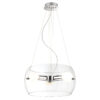 Pendant lamp Lux Lemio – modern pendant lamp in chrome and steel