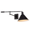 Wall lamp Lux Trinity – LED wall lamp in black chrome and steel