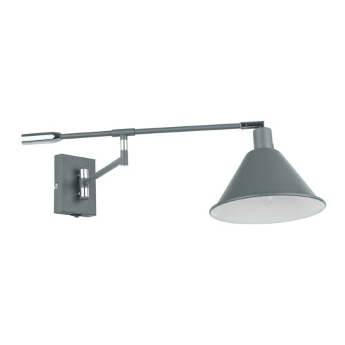 Wall lamp Lux Trinity 60w – LED wall lamp in grey and metal