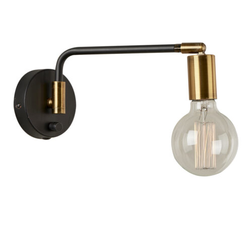 Wall lamp Lux Ivette – LED wall lamp in matt black