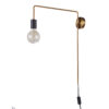 Wall lamp Lux Moniq – LED wall lamp in matt black