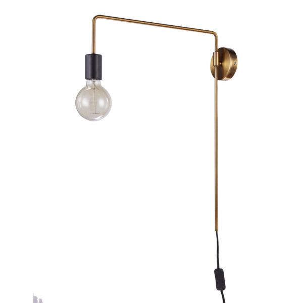Wall lamp Lux Moniq – LED wall lamp in matt black