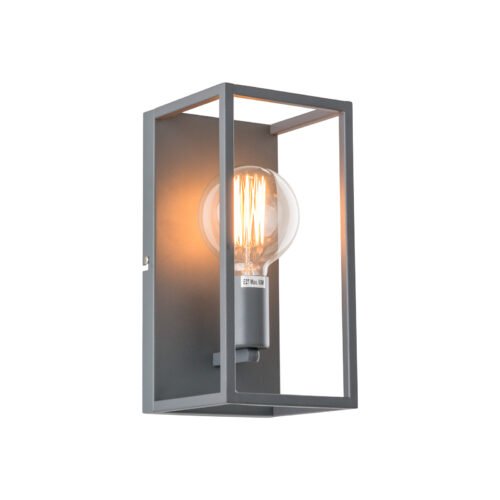 Wall lamp Lux Sigalo 60w – LED wall lamp in grey sandblasted and metal